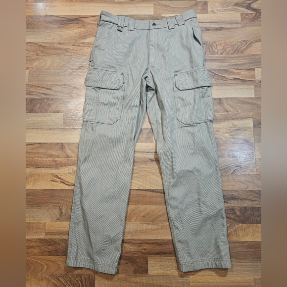 Duluth Trading Co Fire Hose Cargo Work Pants 36x36 Relaxed Fit Heavy Duty Canvas - Picture 5 of 11